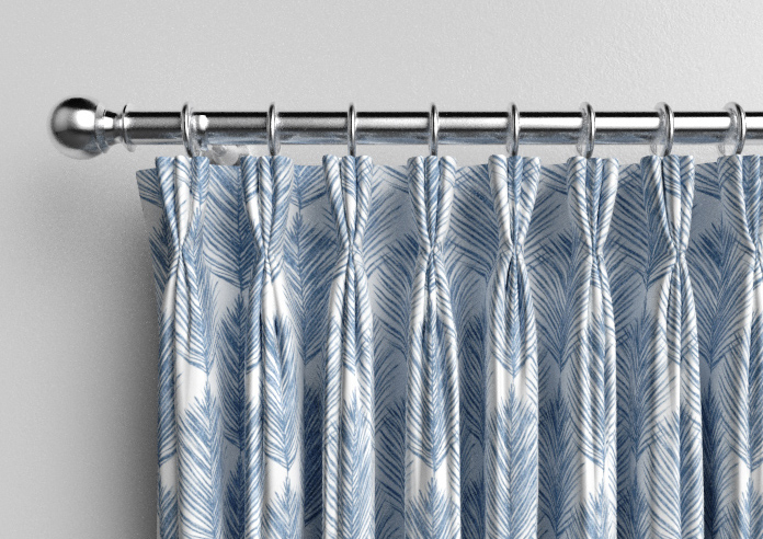 Gentle Palm, Navy - Made to Measure Curtains - Image 11